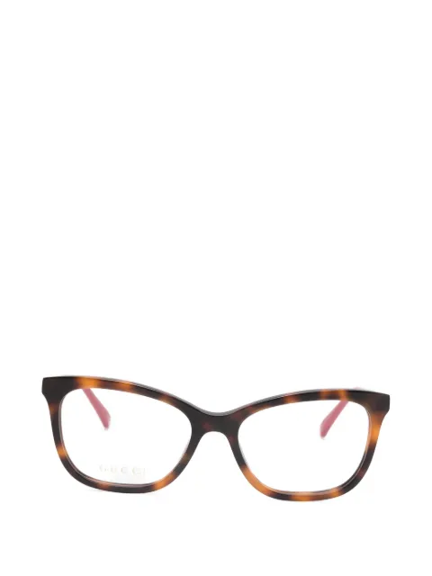 Gucci Eyewear square logo glasses