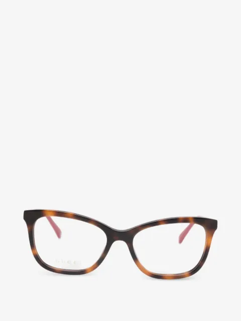 Gucci Eyewear square logo glasses