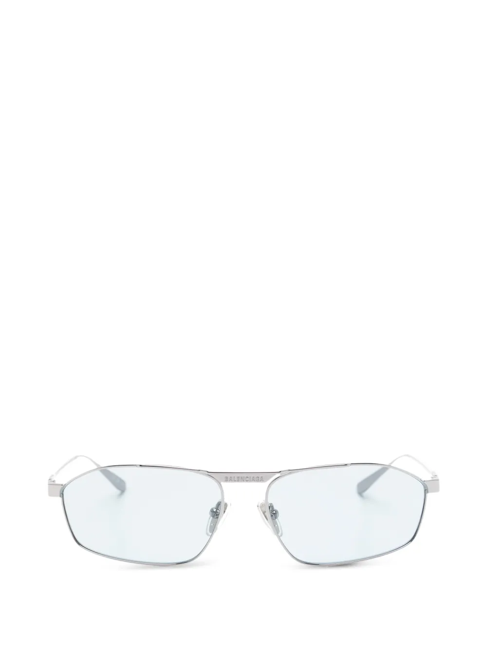 Balenciaga Eyewear geometric-frame sunglasses - Argento