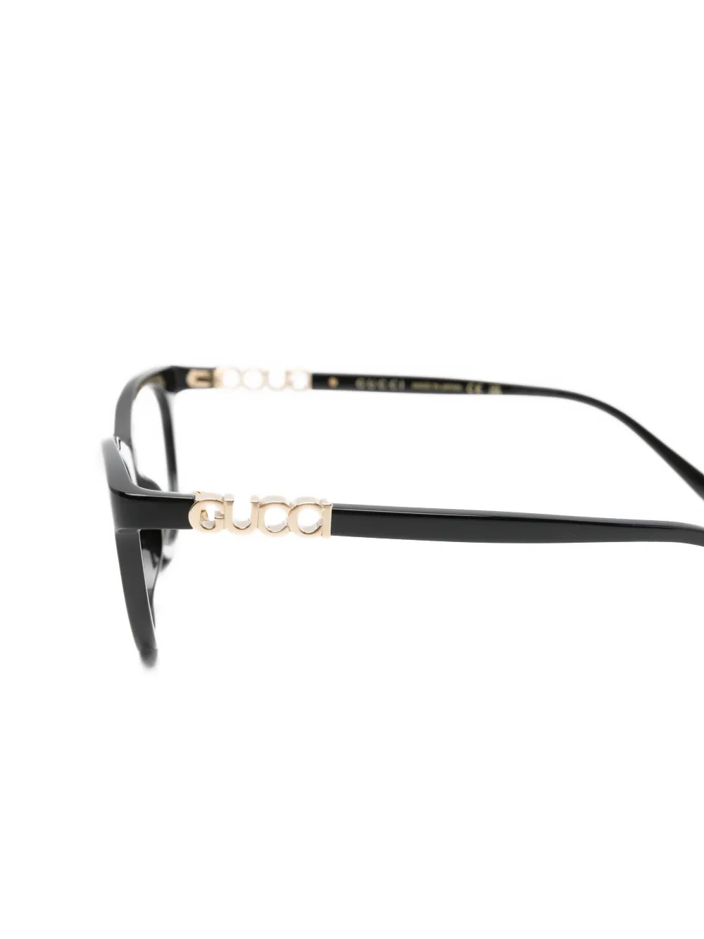 Gucci Eyewear Bril met cat-eye montuur Zwart