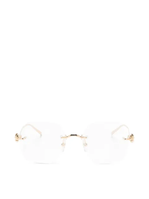 Cartier Eyewear geometric-frame glasses