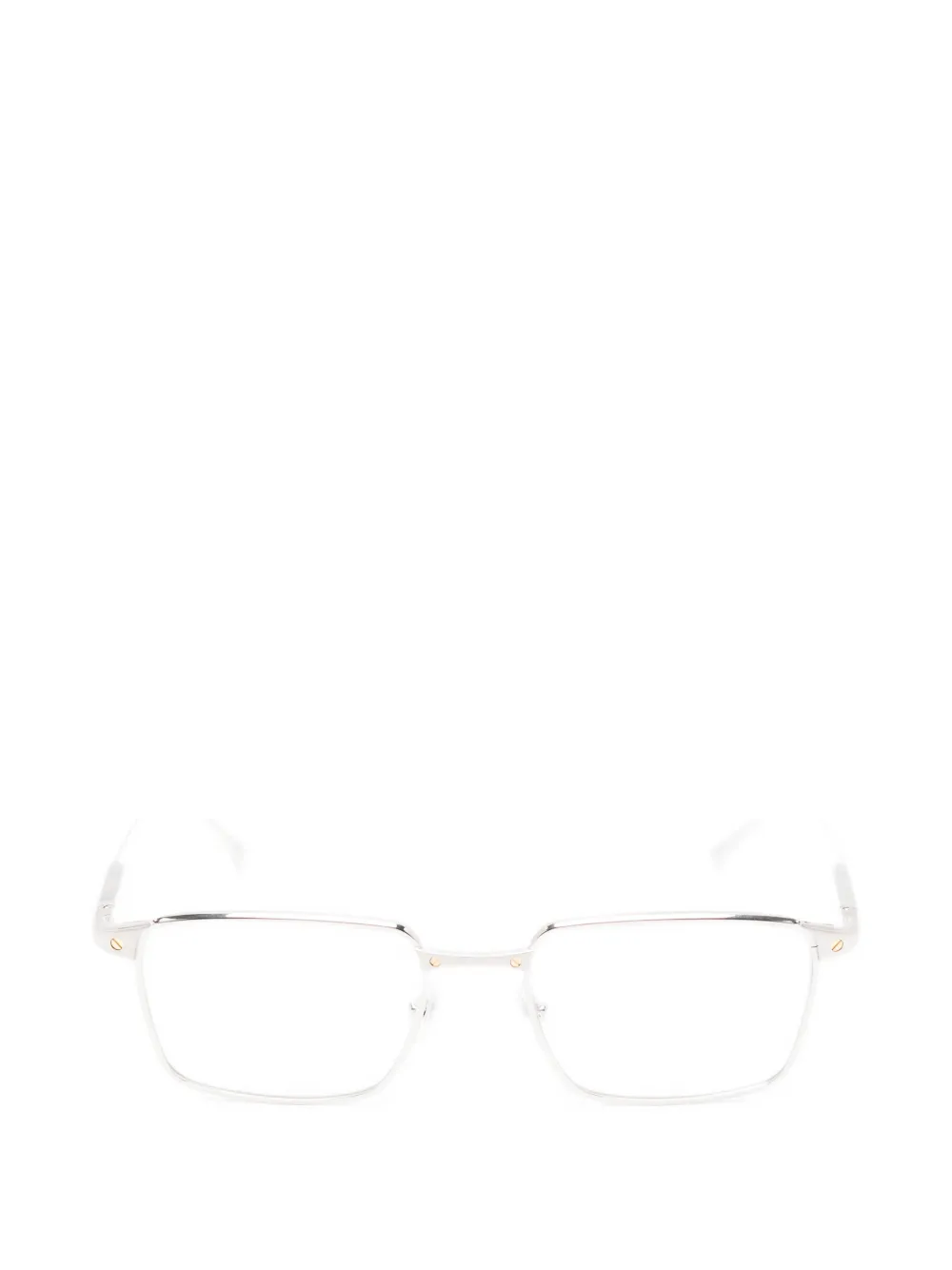 Cartier Eyewear rectangle-frame glasses - Argento