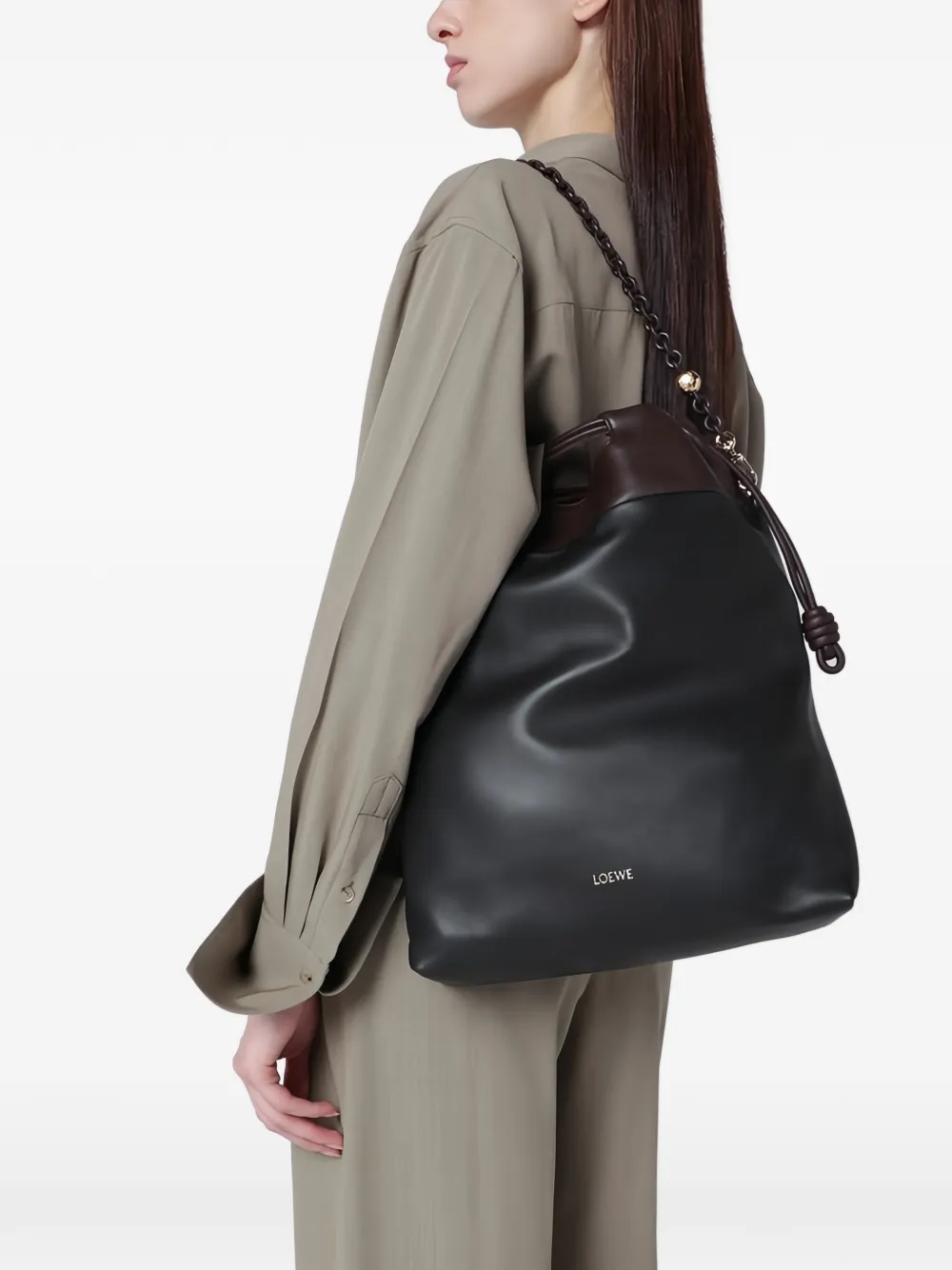 LOEWE Purse leather tote bag - Zwart