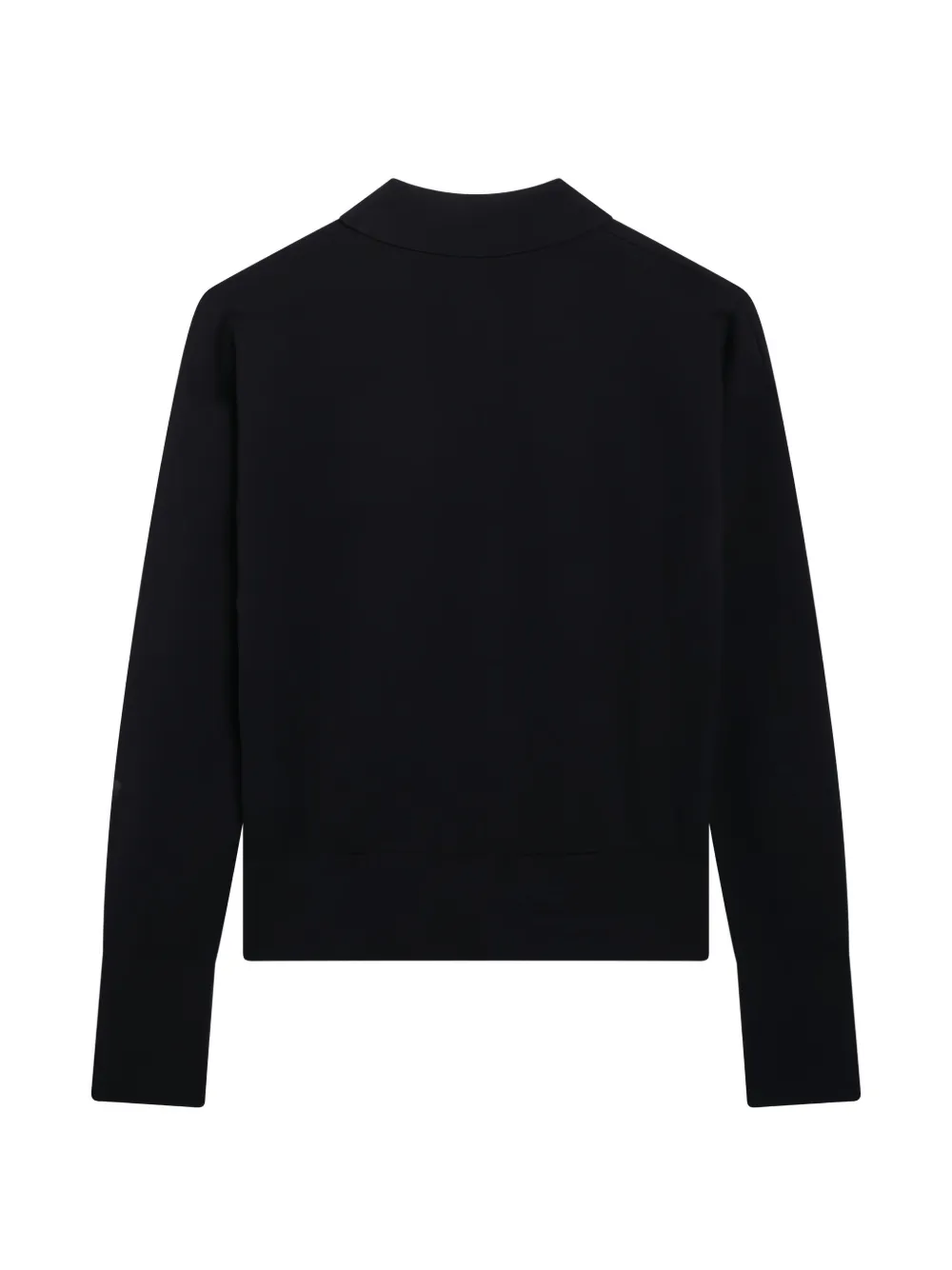 Max Mara Vest met kraag en knopen Zwart