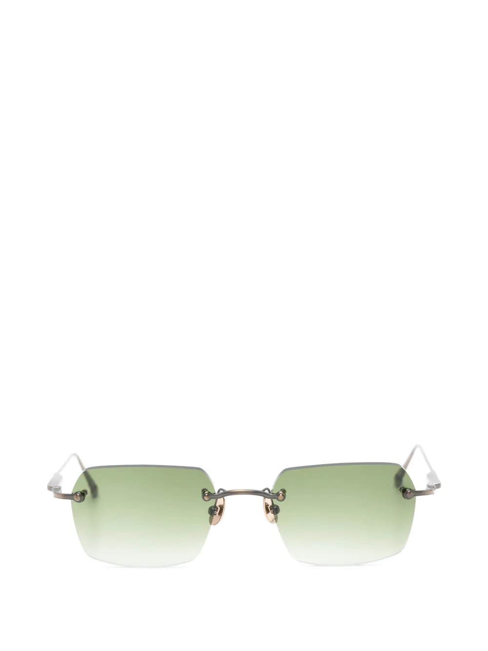 Matsuda rimless rectangle sunglasses - Oro