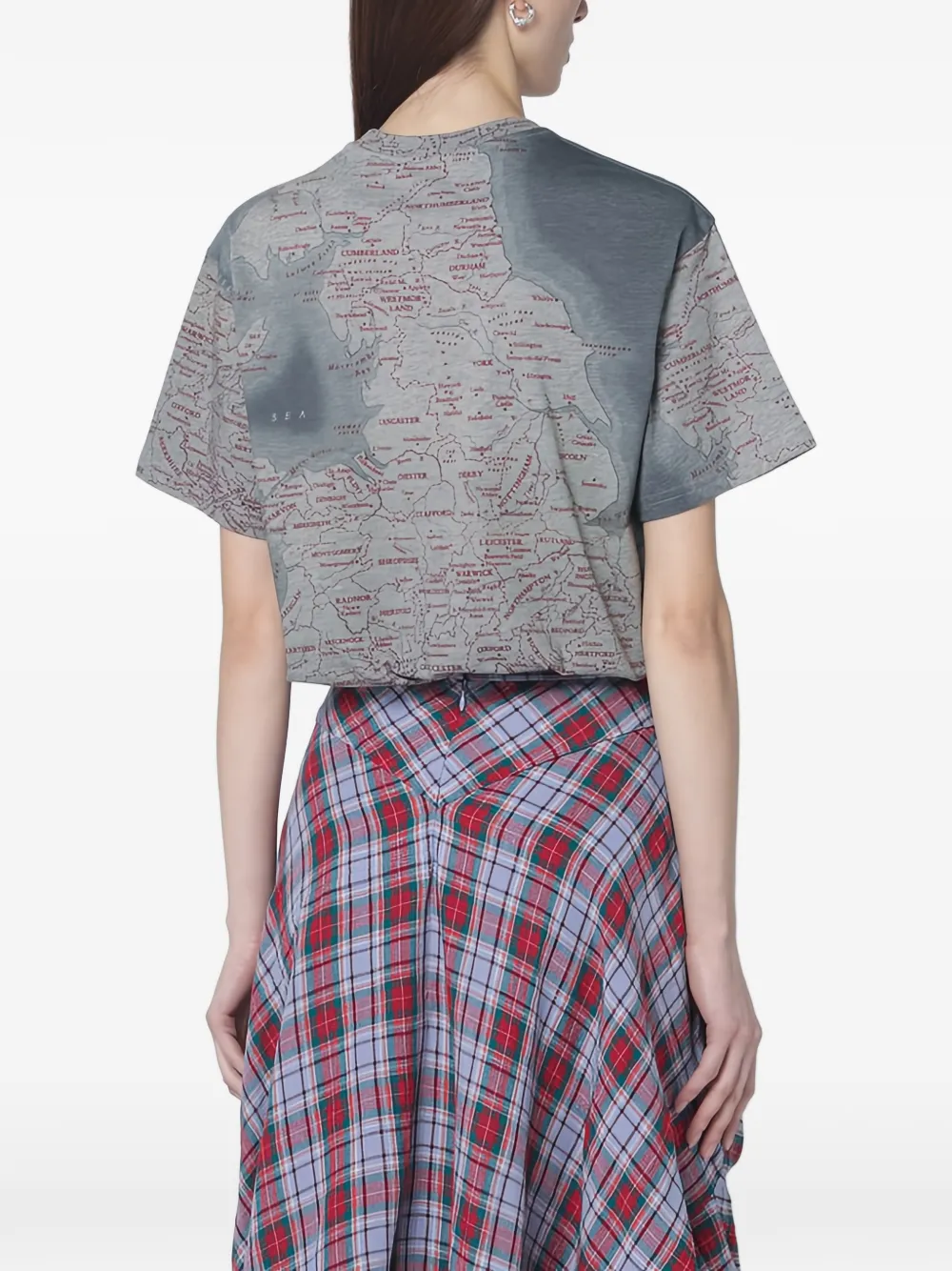 Vivienne Westwood T-shirt met paardenprint Grijs