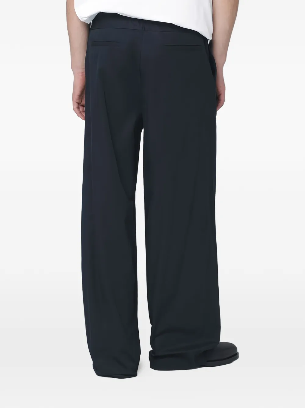 Jil Sander Elastische broek Blauw