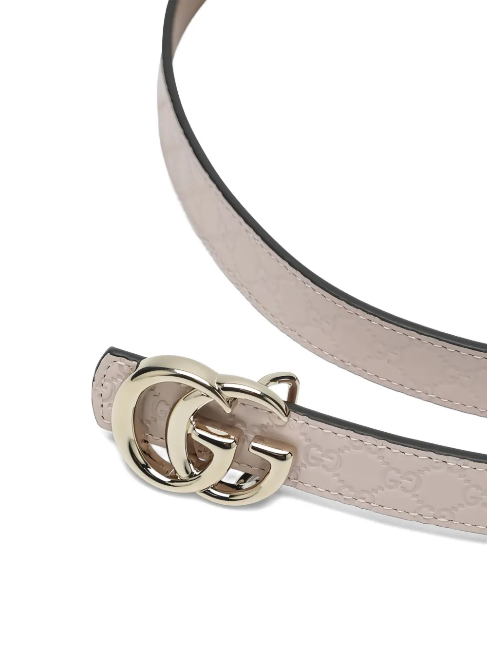  Gucci Interlocking-gg Belt - Neutrals 