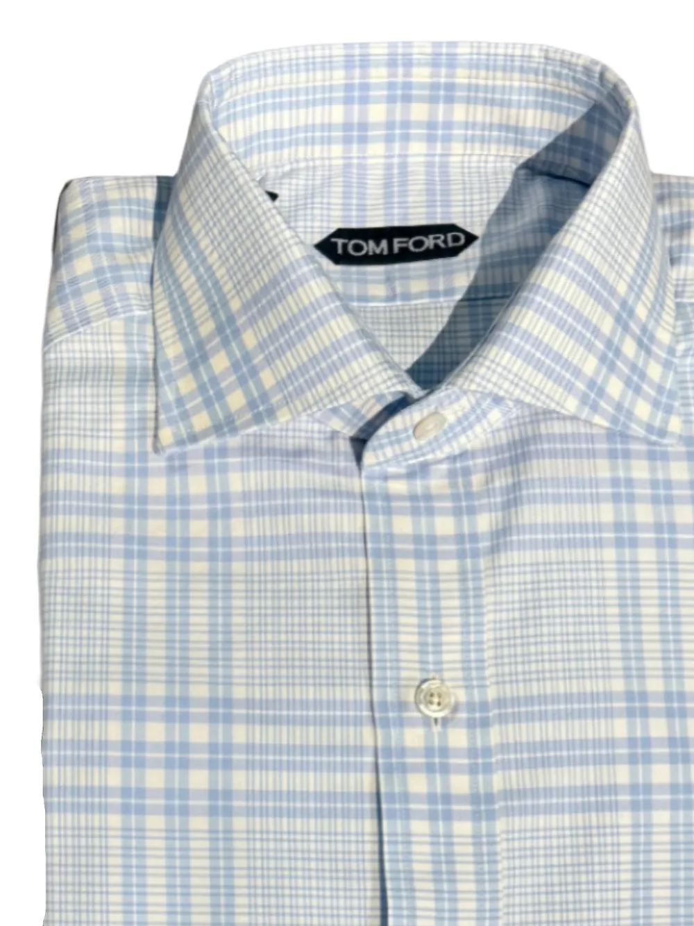 TOM FORD slim patterned shirt - Beige