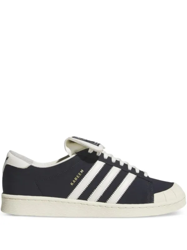Willy Chavarria Jabbar Striped Sneakers in Blue