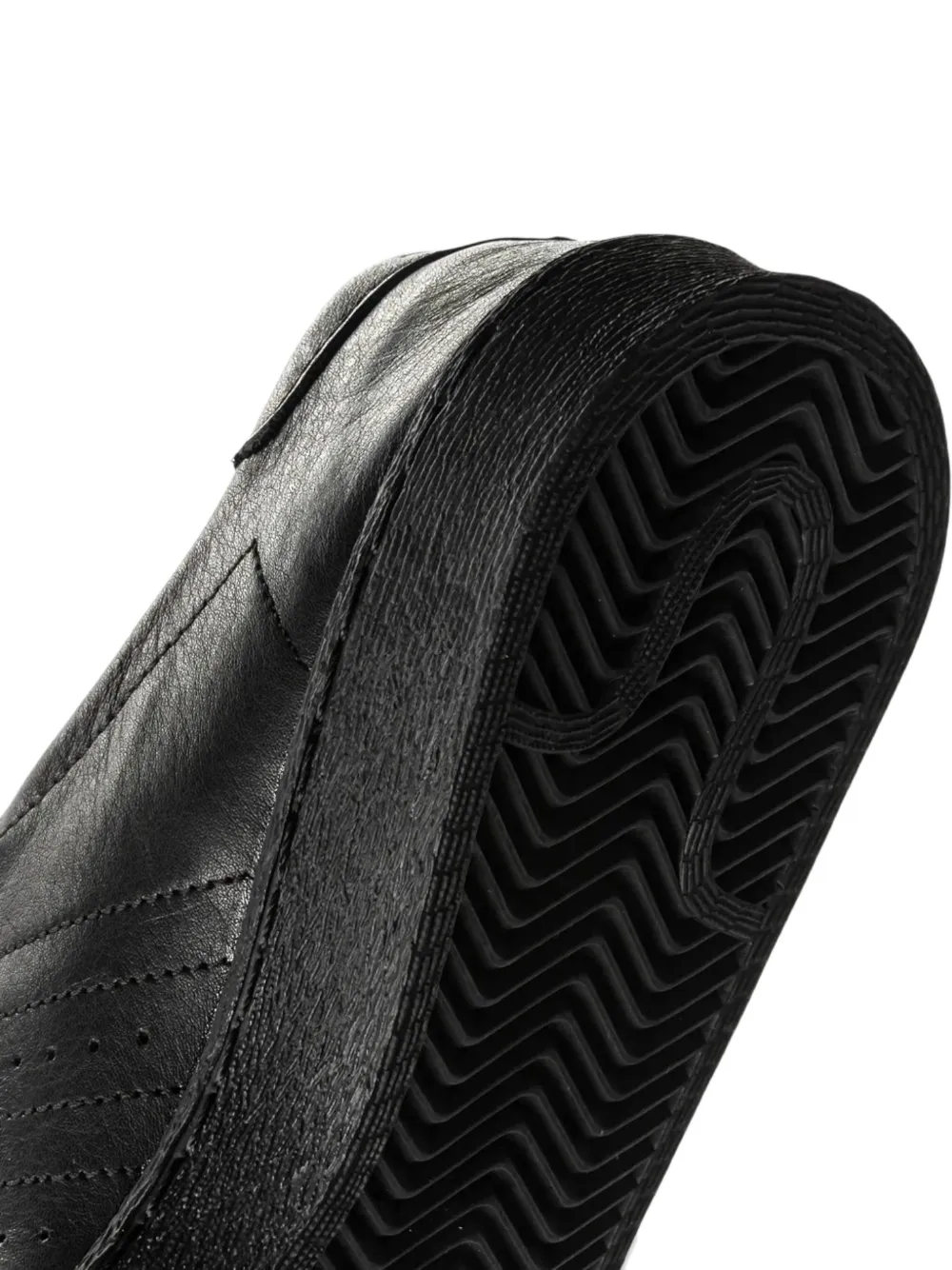 Willy Chavarria x adidas Kareem leren sneakers met dubbele bandjes Zwart