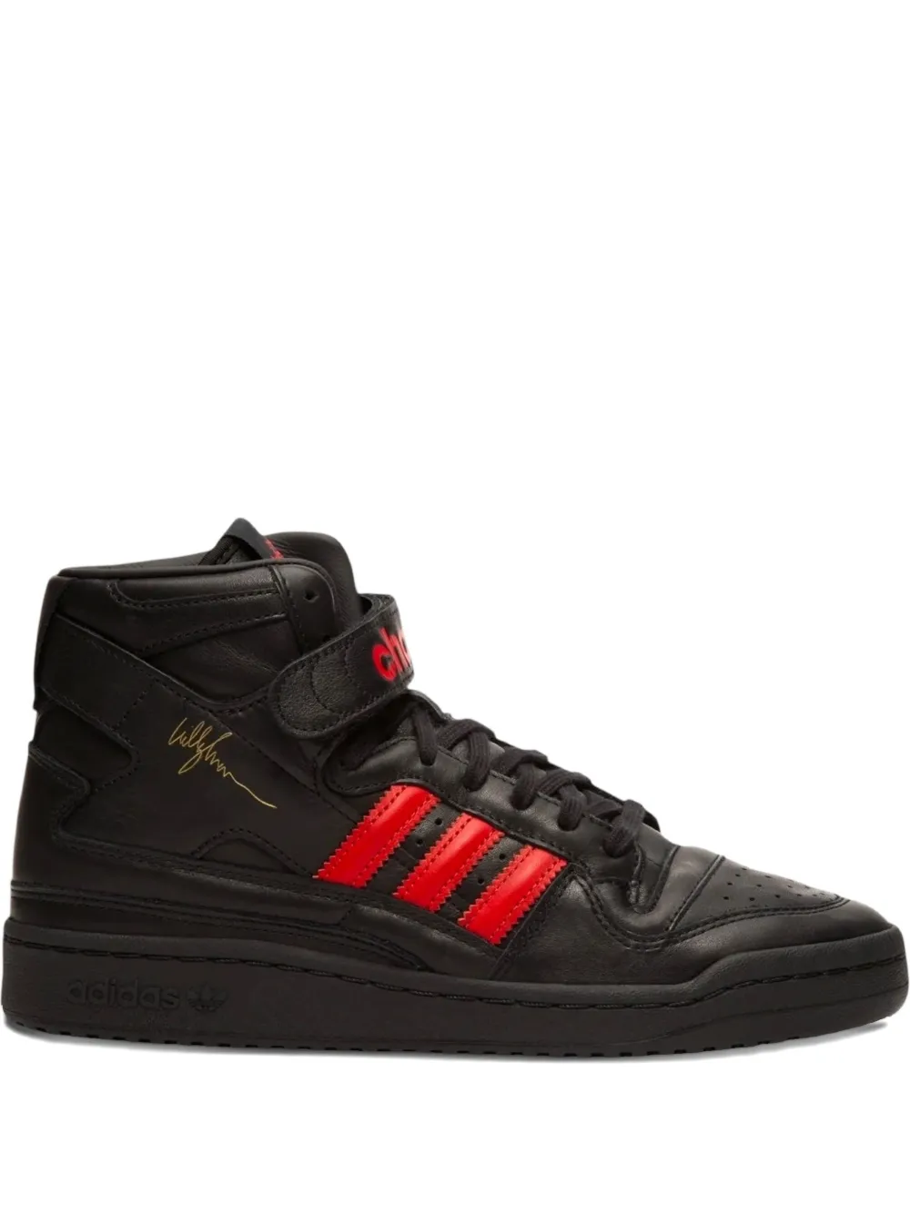 Willy Chavarria x Adidas strap striped sneakers - Nero