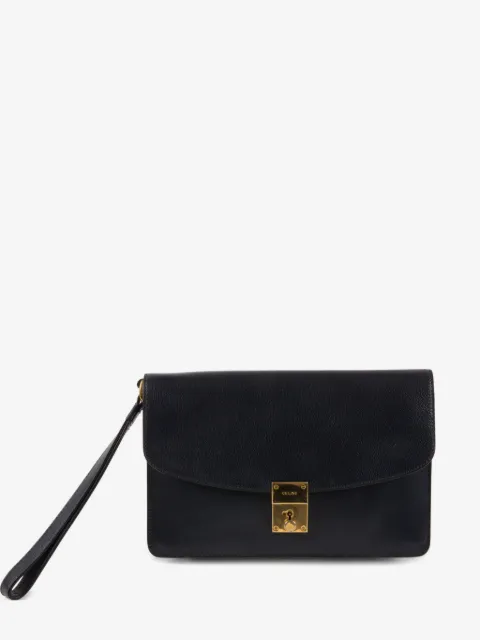 Celine Pre-Owned 皮质手拿包（1970年代典藏款）