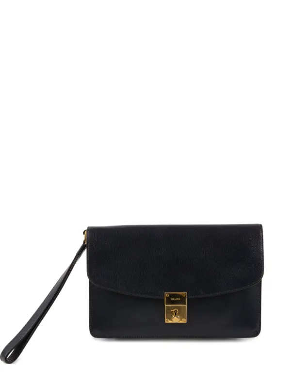 Celine Pre-Owned 1970s レザークラッチバッグ | ブルー | FARFETCH JP
