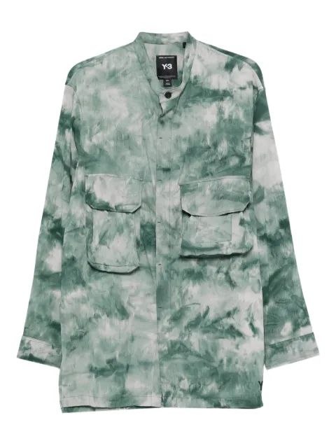 Y-3 Aop tie-dye pocket shirt