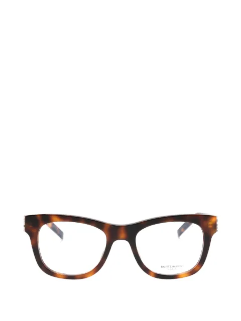 Saint Laurent Eyewear square logo glasses