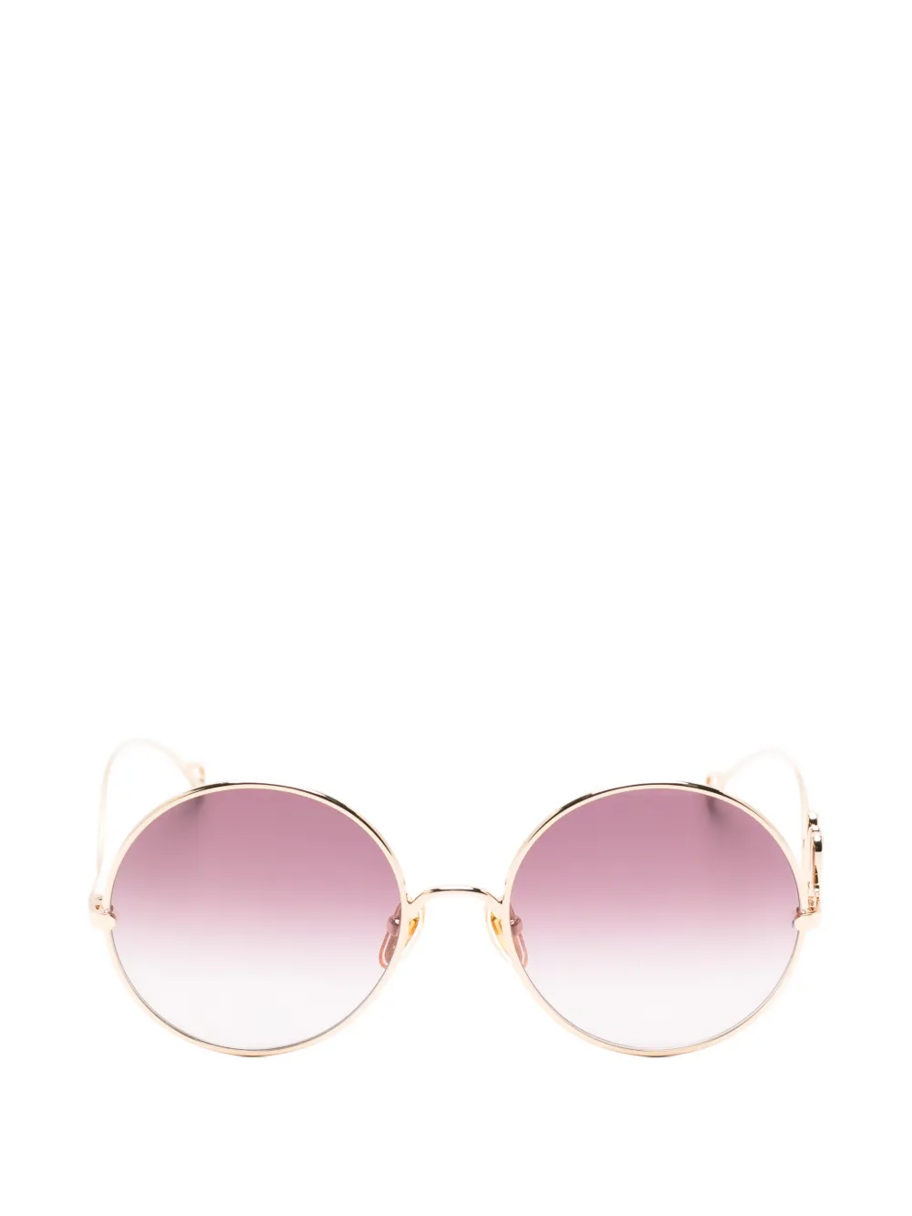Chloé Eyewear Occhiali da sole tondi - Oro