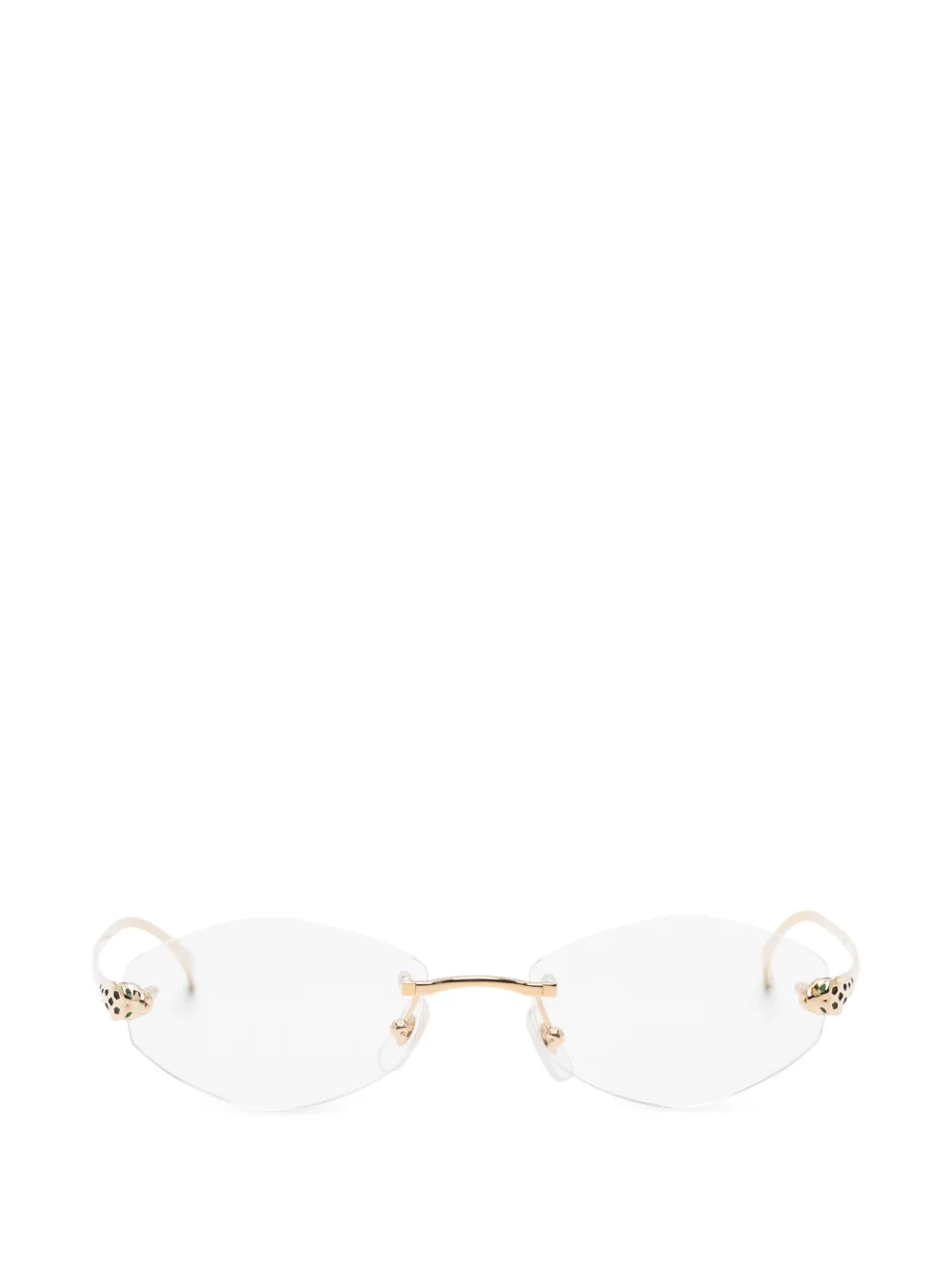Cartier Eyewear rimless-frame glasses - Bianco