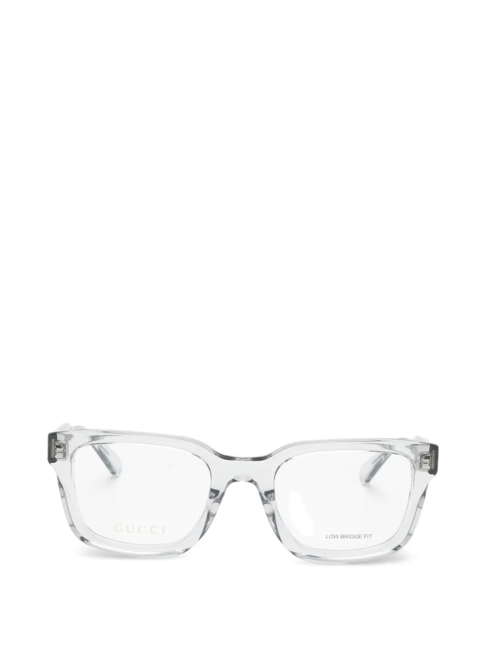 Gucci Eyewear square-frame glasses - Grigio