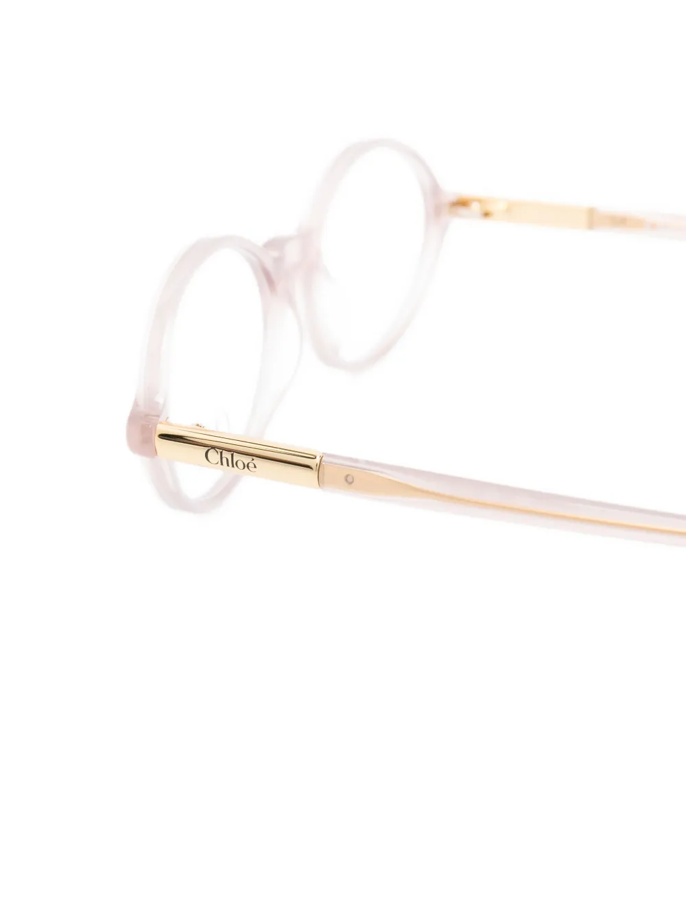  Chloé Eyewear Round-frame Glasses - Neutrals 