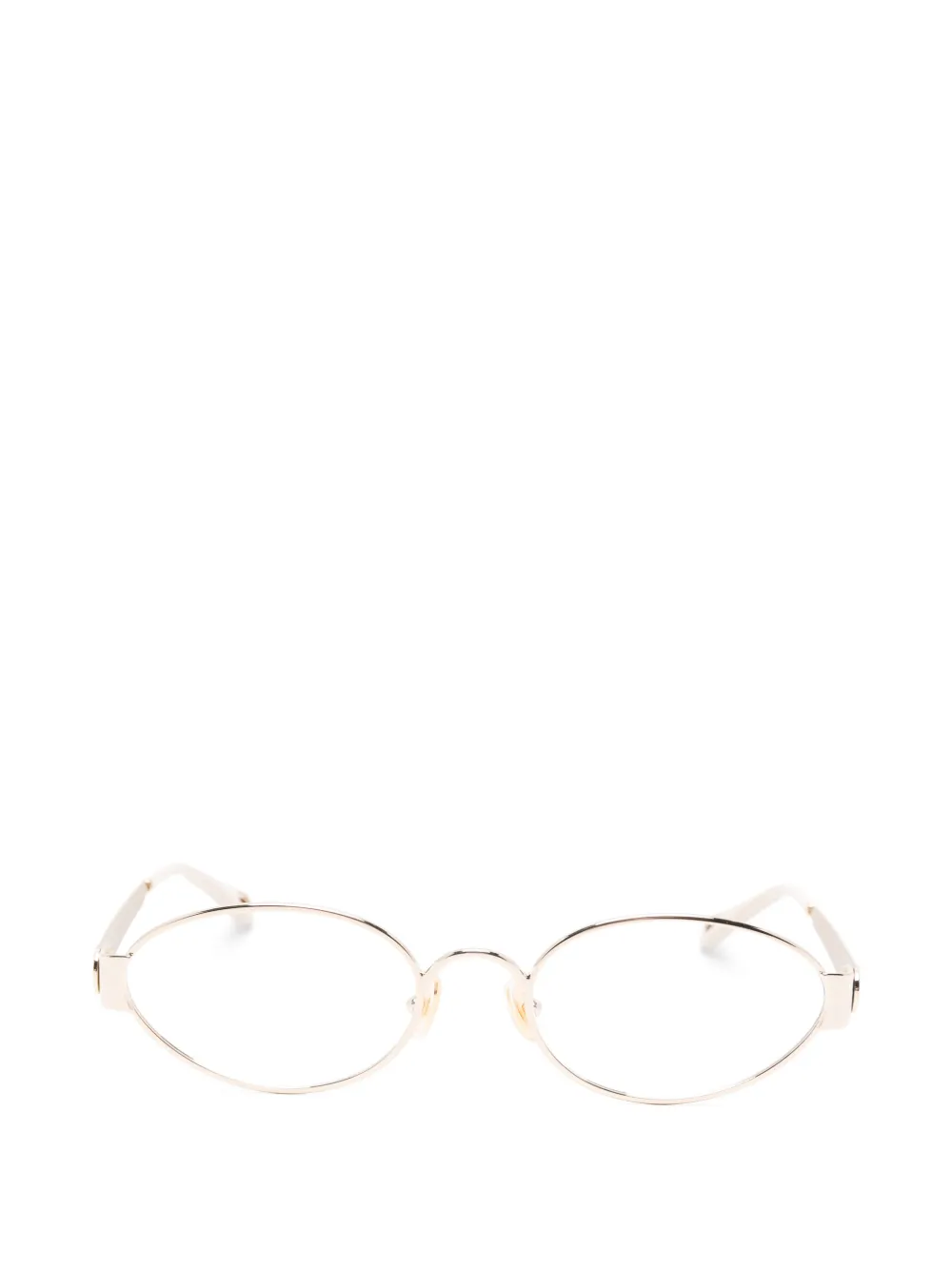 Chloé Eyewear Occhiali ovali - Oro