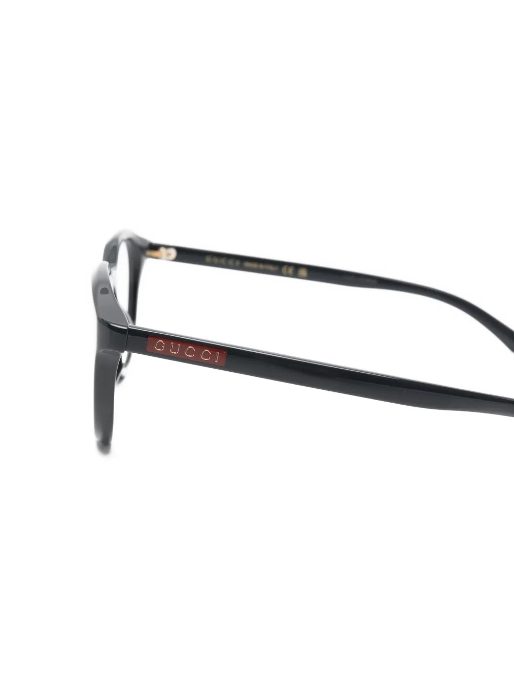 Gucci Eyewear Bril met geometrisch montuur Zwart