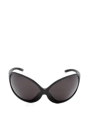 Balenciaga Eyewear アワーグラス マスク サングラス | ブラック