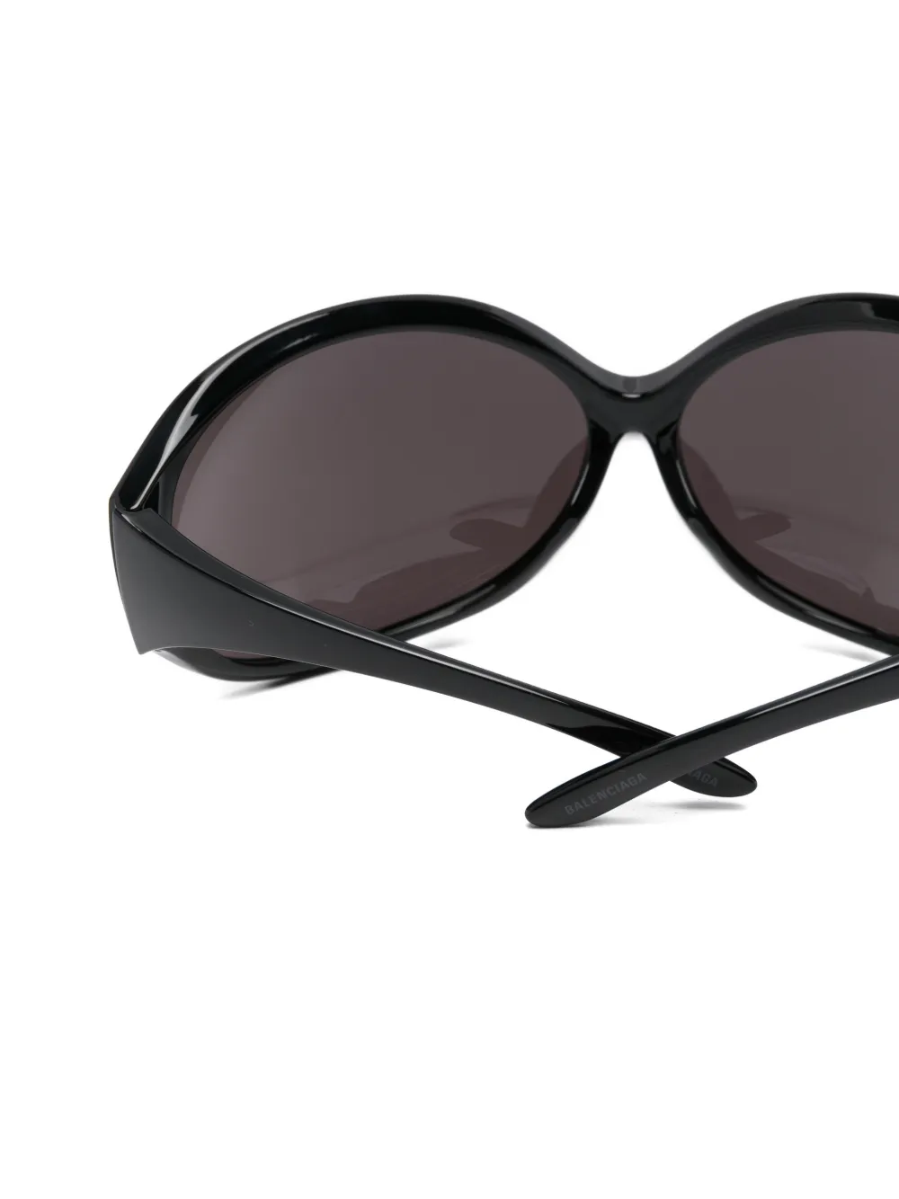 Balenciaga Eyewear Zonnebril met geometrisch montuur Zwart