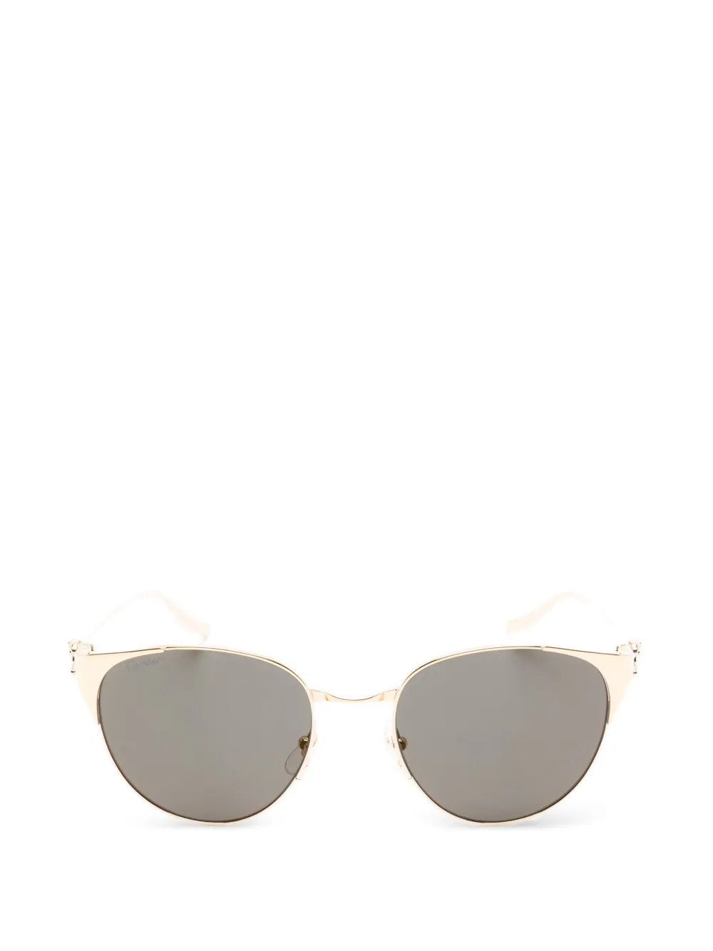 Cartier Eyewear Klassische Cat-Eye-Sonnenbrille - Gold
