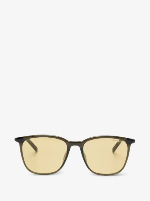 Montblanc geometric-frame sunglasses