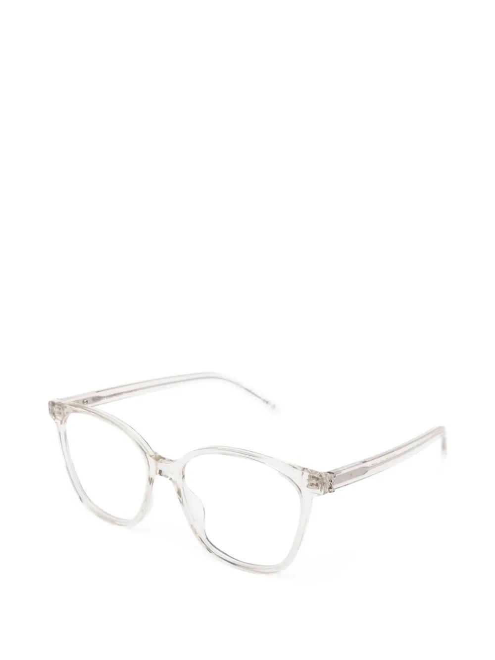  Saint Laurent Eyewear Square-frame Glasses - White 