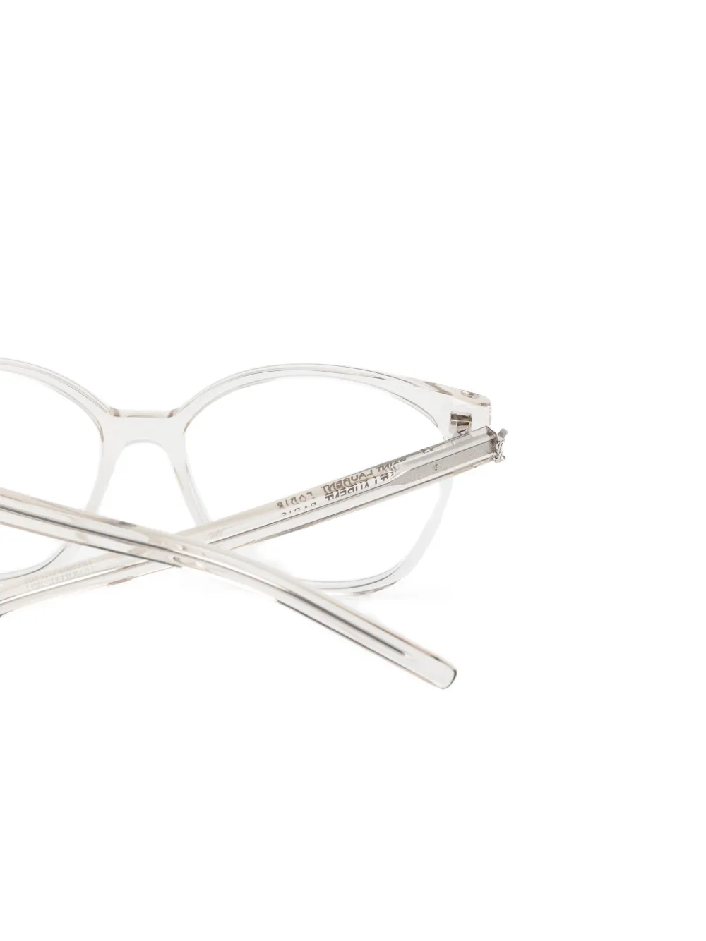  Saint Laurent Eyewear Square-frame Glasses - White 