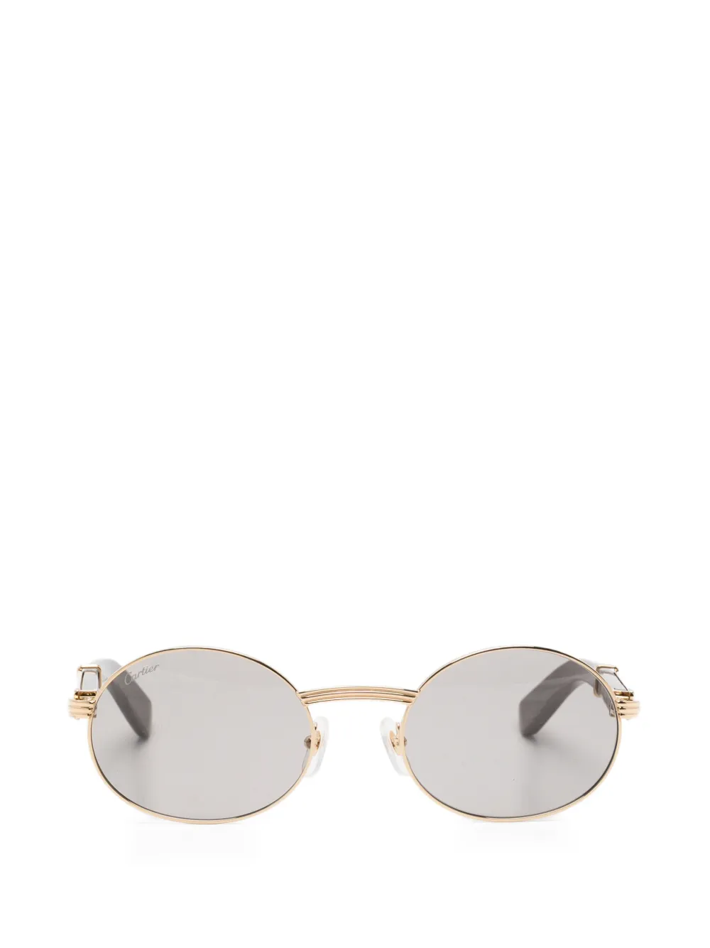 Cartier Eyewear Occhiali da sole ovali - Oro