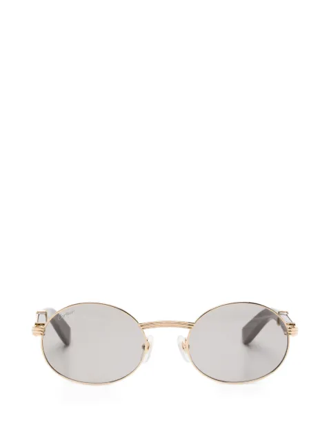 Cartier Eyewear lentes de sol con armazón ovalada
