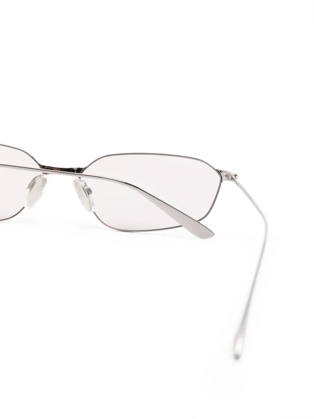 Balenciaga Eyewear Zonnebril met geometrisch montuur Zilver