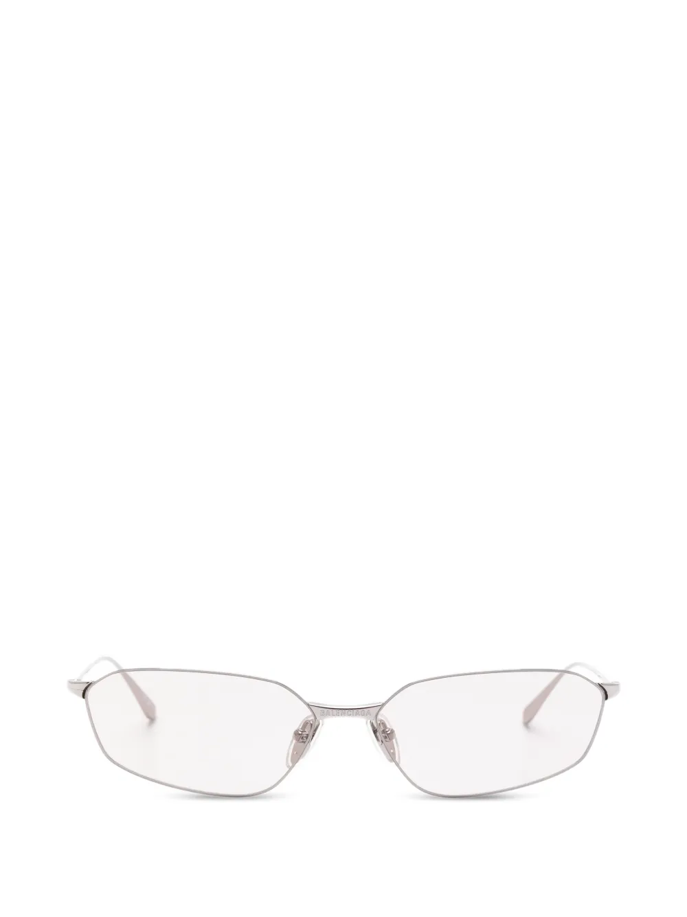 Balenciaga Eyewear Occhiali da sole geometrici - Argento