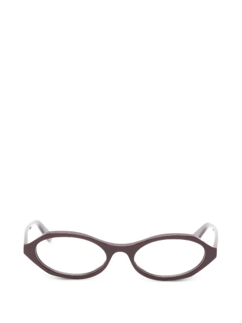 Alexander McQueen Eyewear oval-frame glasses