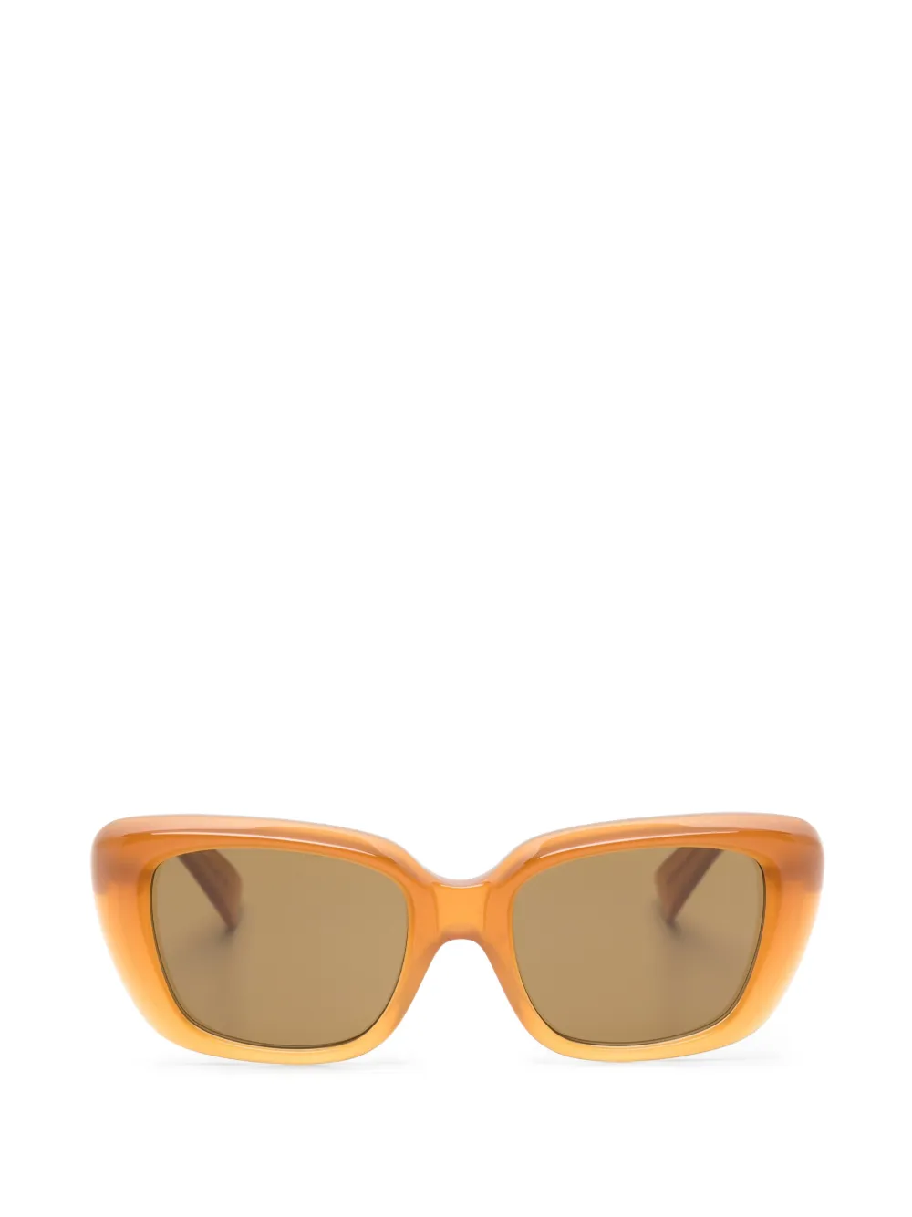Saint Laurent Eyewear rectangle-frame sunglasses - Marrone