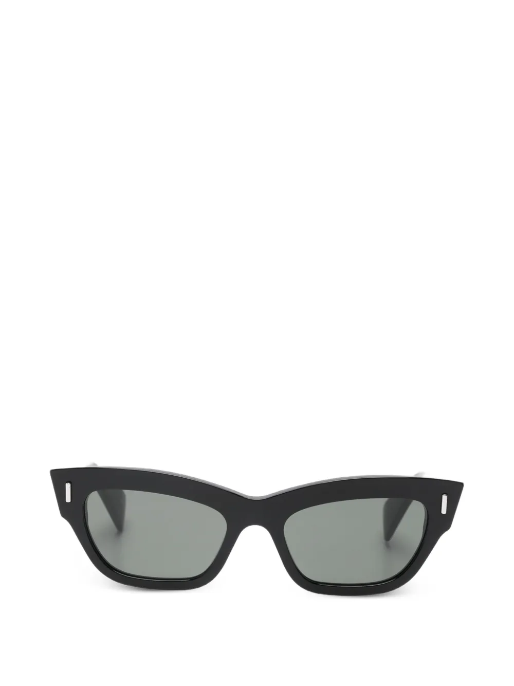 Alexander McQueen Eyewear Occhiali da sole cat-eye - Nero