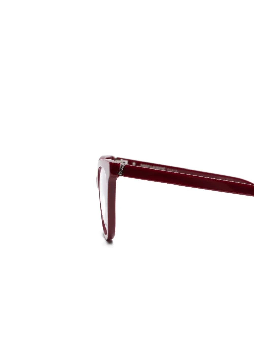 Saint Laurent Eyewear Bril met cat-eye montuur Bruin