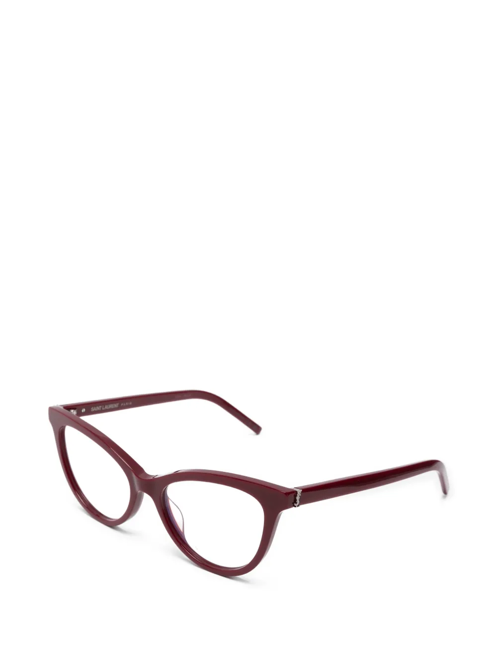 Saint Laurent Eyewear Bril met cat-eye montuur Bruin