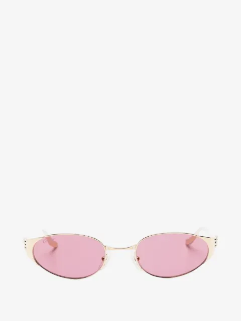 Cartier Eyewear lentes sin armazón con armazón ovalada