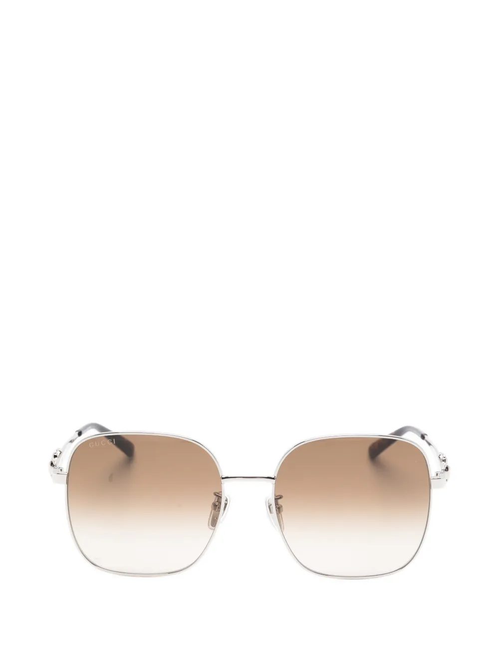 Gucci Eyewear geometric-frame sunglasses - Argento
