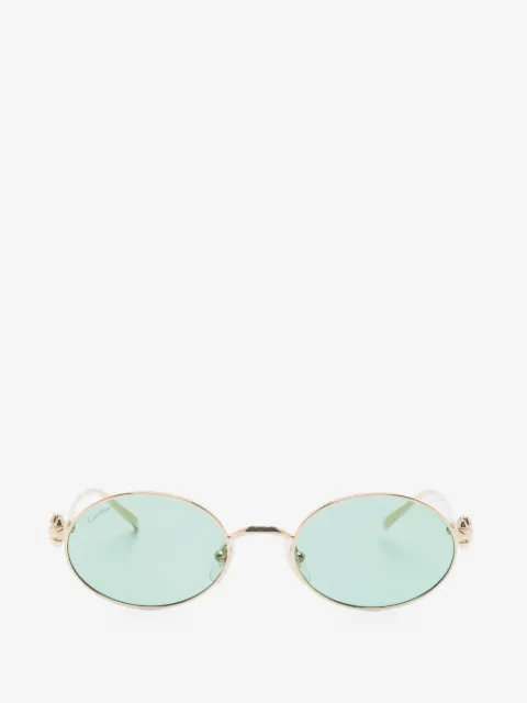 Cartier Eyewear ovala solglasögon