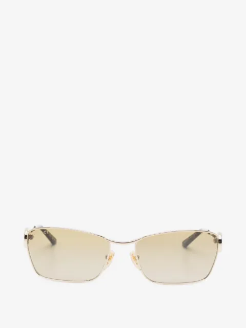 Gucci Eyewear gg logo rectangle-frame sunglasses