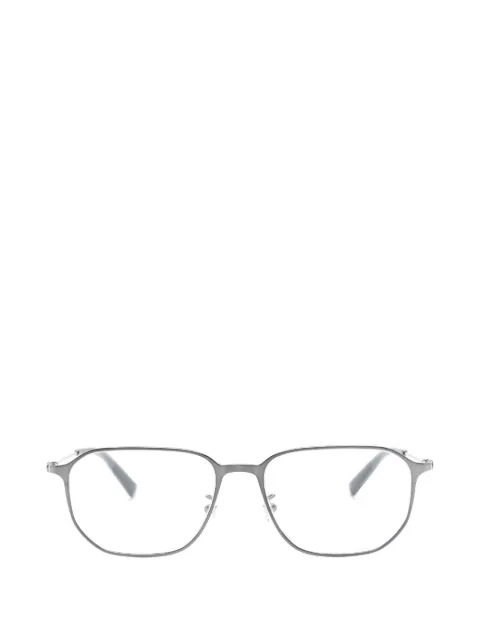 Montblanc silver tone geometric glasses