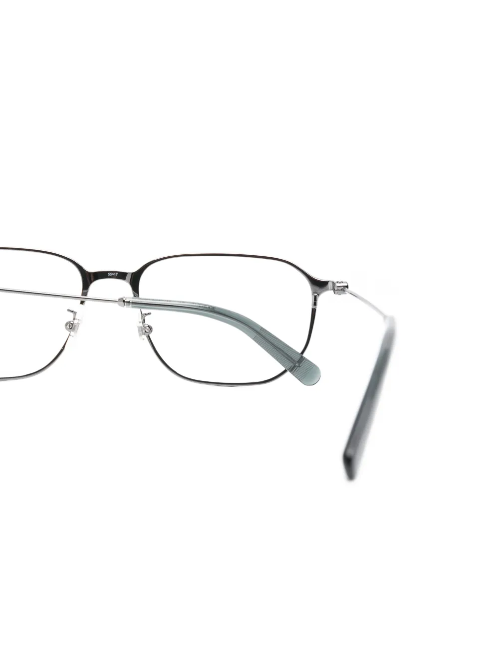 Montblanc Silver Tone Geometric Glasses 