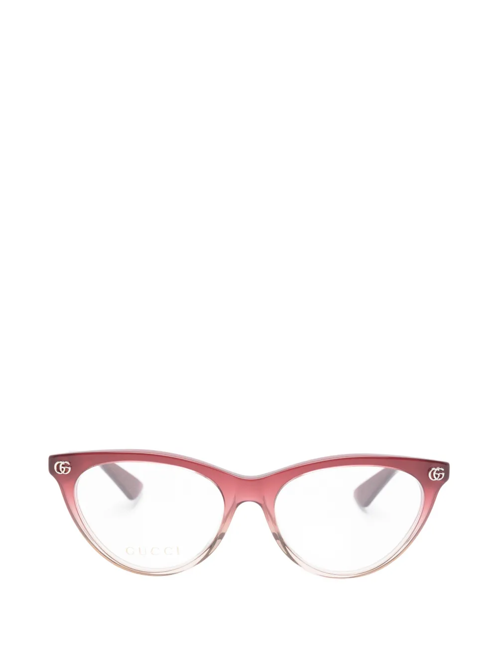 Gucci Eyewear Double G cat-eye glasses - Rosa