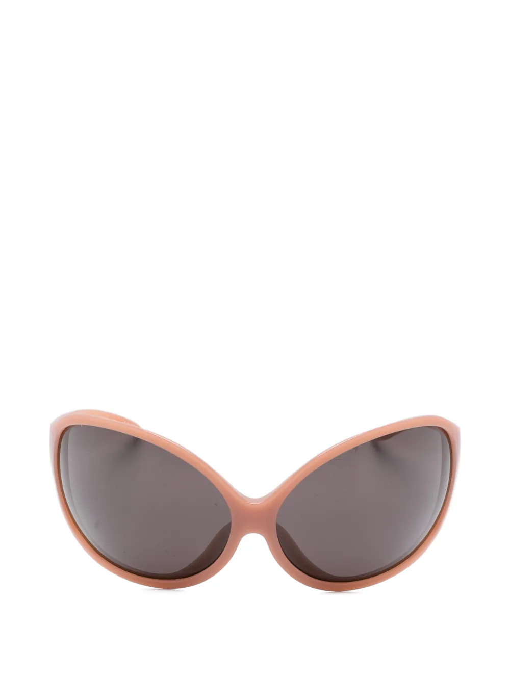 Balenciaga Eyewear Occhiali da sole ovali - Rosa