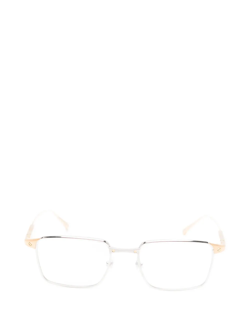 Cartier Eyewear rectangle-frame glasses - Argento